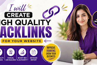 create manual high quality SEO backlinks