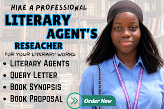 write professional query letter, synopsis and author bio for literary agents