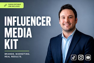 design influencer media kit, ugc creator press kit epk, and brand pitch deck