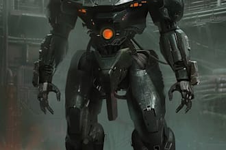 draw high quality mecha concepts