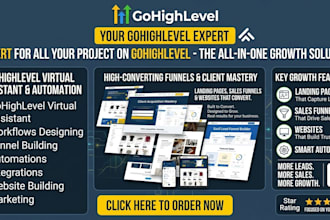 gohighlevel landing page gohighlevel sales funnel website