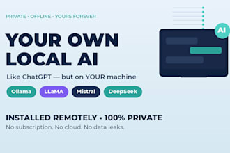 install your private local ai llm like chatgpt on your PC