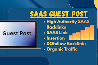 build saas backlinks through saas guest post on high da saas websites