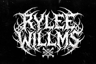create custom extreme metal band logo