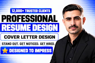 write and design a professional ats resume, CV, and custom cover letter