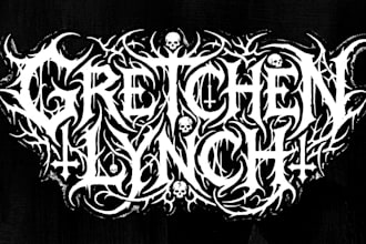 design illegible and brutal death metal logo