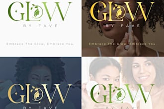 do cosmetics makeup hair beauty salon spa logo design