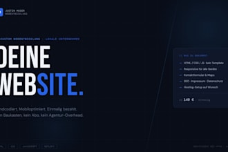 eine professionelle website für dein kleinunternehmen erstellen