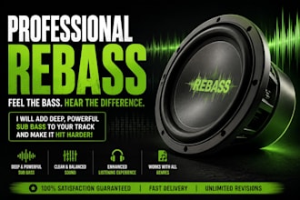 make a rebassed version of your song
