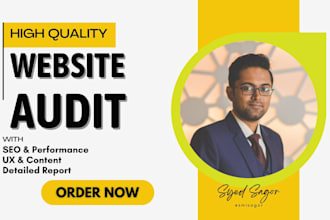 professional website audit with SEO