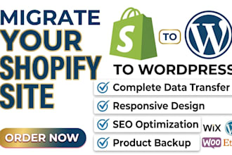 shopify migration migrate shopify website to wordpress website migration