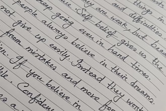 manually write your letters and notes in cursive