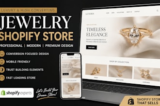 design shopify  jewelry store jewelry shopify store dropshipping store