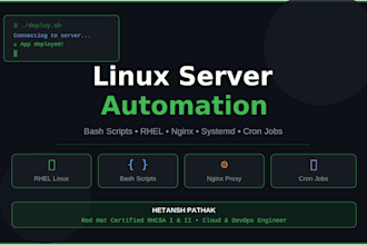 deploy your app on linux server with bash automation
