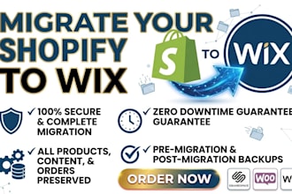 wix migration to shopify migrate shopify website to wix, wix website migration