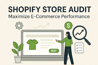 do shopify store audit, product SEO and conversion optimization
