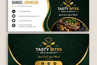 design professional business card and visiting card