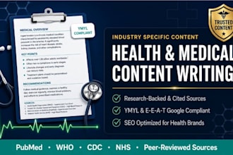 write SEO health and medical content for your brand health blog writing