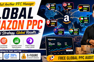 expert PPC ads manager for global marketplace growth