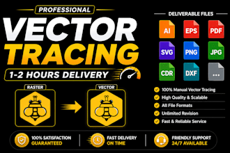 vector tracing, convert image to vector file, vector logo, vectorize image