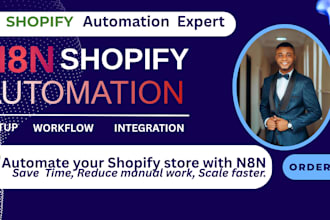 setup n8n ai agent, n8n shopify workflow, whatsapp chatbot, ai voice agent