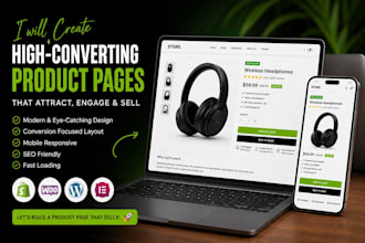 create a good product page for you