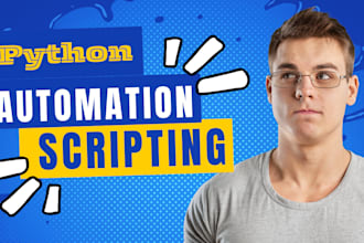 build custom python automation scripts to save your time