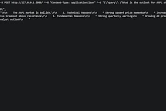 develop fastapi and node js rest apis