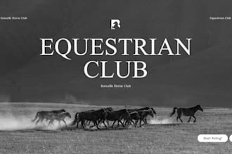 design redesign squarespace equestrian website horse riding school website