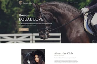 design redesign squarespace equestrian website horse riding school website