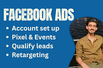 be your facebook ads manager for the ad campaign
