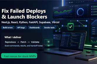 fix your nextjs react node python or deployment error