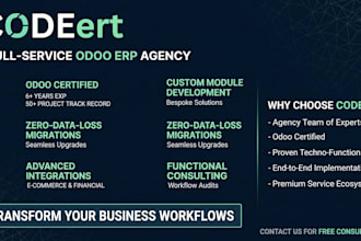 be your expert odoo developer