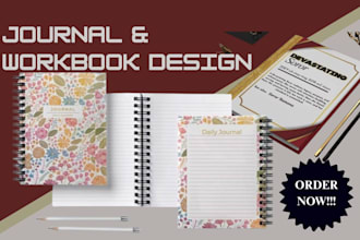 do journal design workbook design planner design fillable PDF lead magnet design