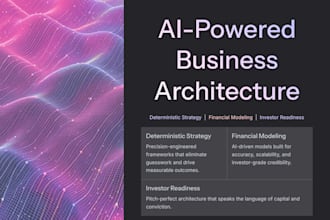 build an ai powered business plan and financial strategy