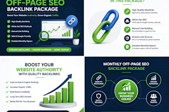 do monthly off page SEO service using authority white hat dofollow backlinks