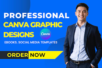 do social media canva template design and social media post banners for fb ig
