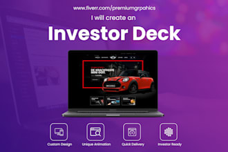 design a professional powerpoint presentation or business pitch deck