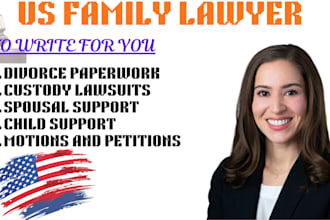 draft professional divorce paperwork and separation agreements