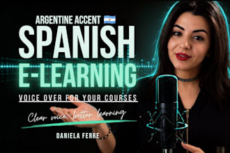 voice your e learning course in argentine spanish