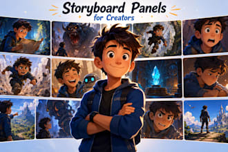 create animation storyboard panels for studios and creators