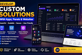 develop custom streaming solutions with apps, panels and  reseller websites