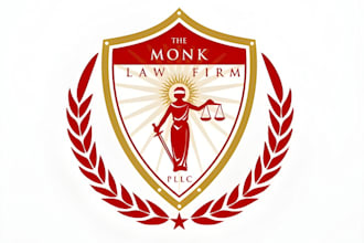design custom modern law firm, lawyer and advocate logo for law business
