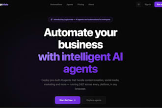 build ai agents and workflow automation to automate your business