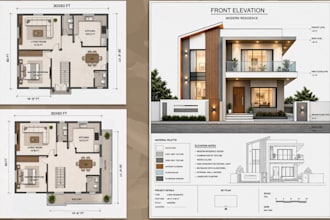 do autocad 2d floor plan, 3d floor plan design