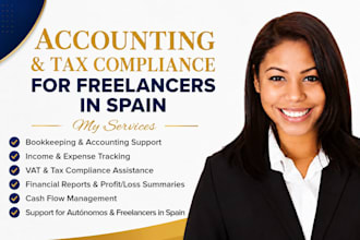 handle accounting and tax compliance for freelancers in spain
