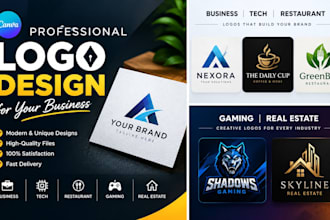 design a professional canva logo for your business