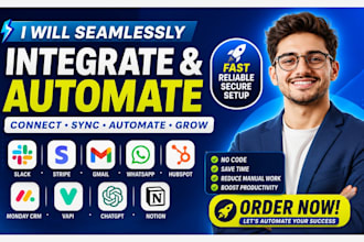 integrate slack stripe gmail whatsapp hubspot monday crm vapi chatgpt notion