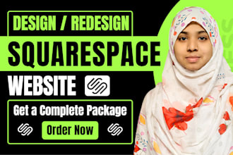 build squarespace ecommerce website, online store design and redesign