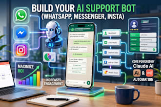 build an ai powered whatsapp, messenger, instagram chatbot